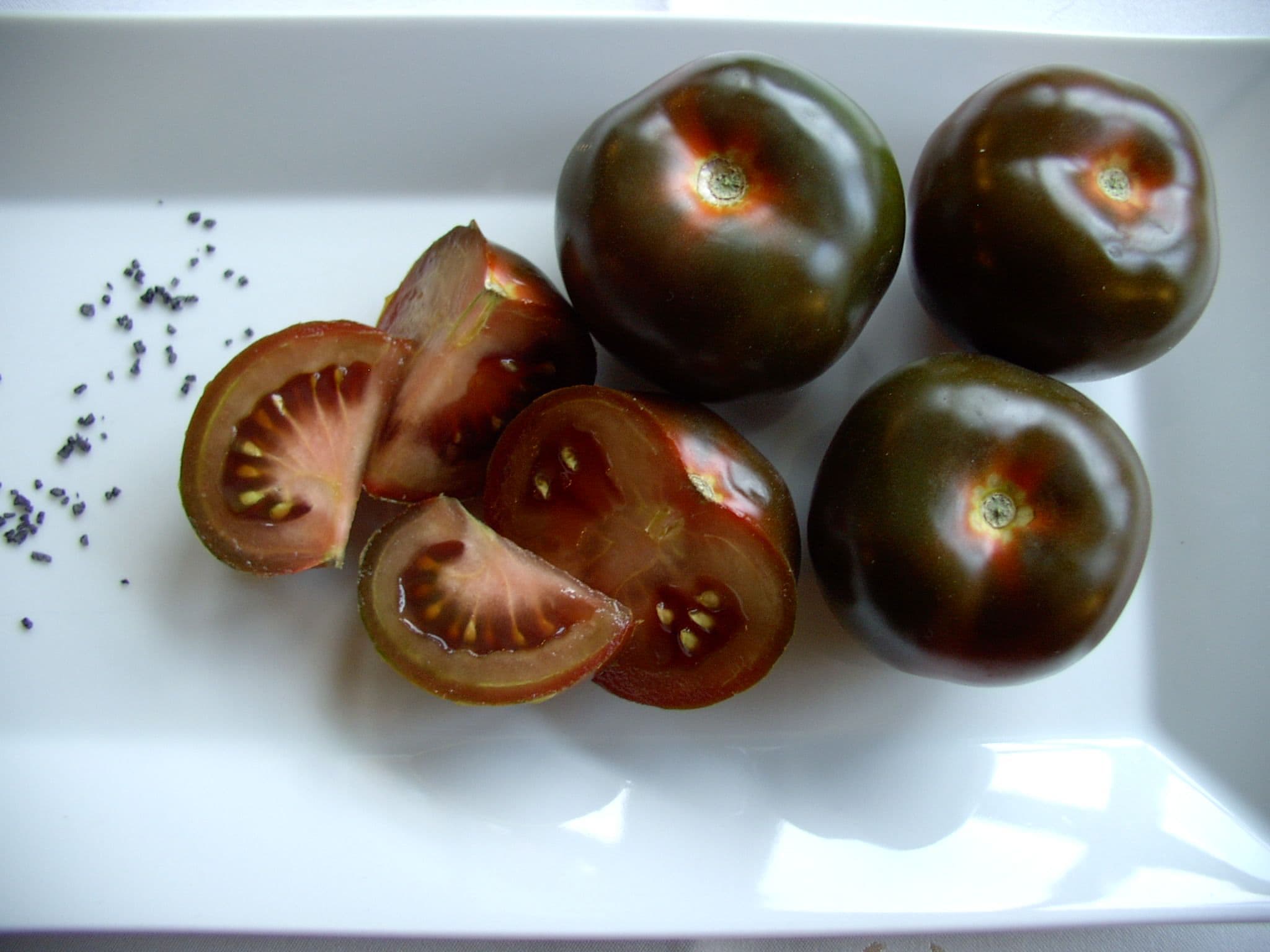 brown tomatoes